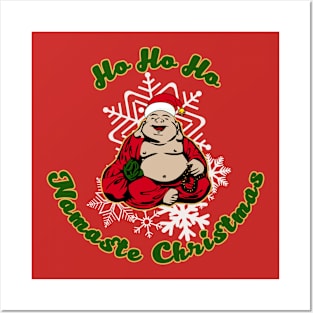 Ho Ho Ho Namaste Christmas Posters and Art